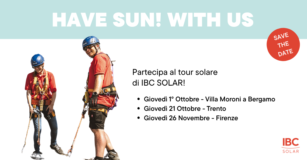 Have Sun! With Us - ripresa eventi IBC SOLAR
